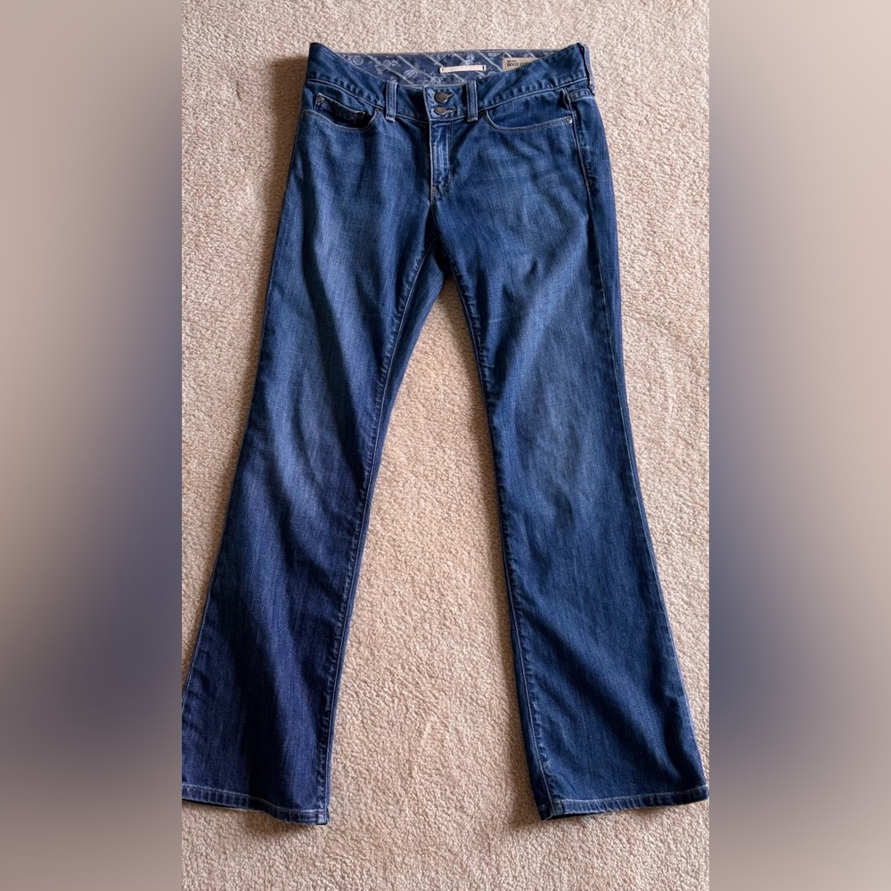 GAP mid rise boot cut jeans